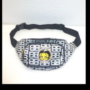 Betty Boop fanny pack waist bag rhinestones BB logo